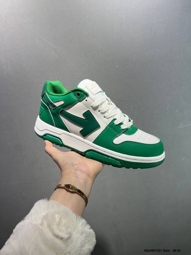 Off-White 新款圆头系带低帮运动小白鞋跑步鞋多色拼色运动休闲鞋 尺码:36-45 Ld:183Jhd1231