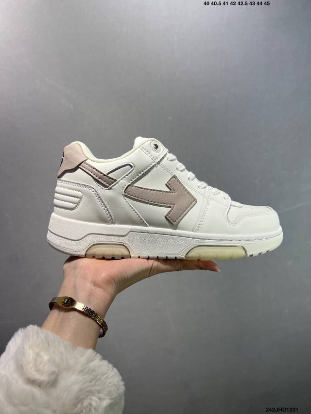 Off-White 新款圆头系带低帮运动小白鞋跑步鞋多色拼色运动休闲鞋 尺码:36-45 Ld:242Jhd1231