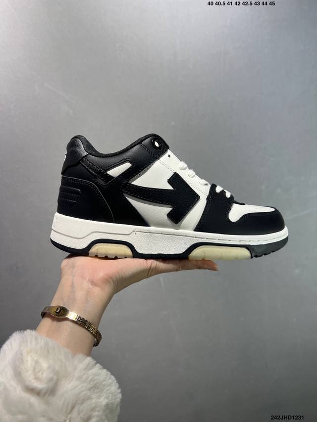 Off-White 新款圆头系带低帮运动小白鞋跑步鞋多色拼色运动休闲鞋 尺码:36-45 Ld:242Jhd1231