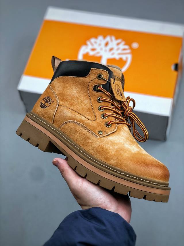 福利特价 Timberland添柏岚 天伯伦 秋冬新品 毛绒内里保暖锁热 秋冬必备户外休闲大黄靴系列#广东大厂品质 原盒原包装 时尚潮流搭配 面料采用意大利顶级