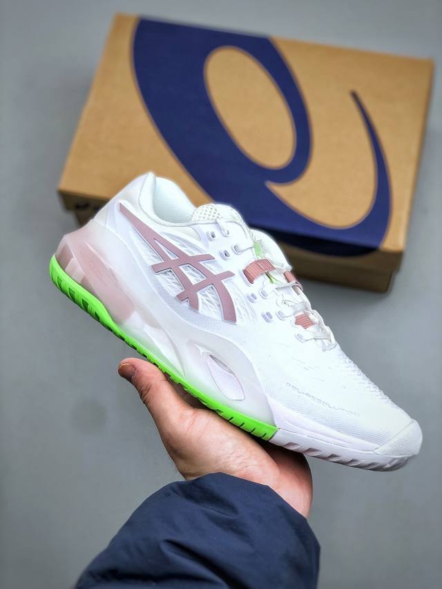Asics Gel-Resolution X 亚瑟士运动休闲透气专业网球鞋轻量舒适透气材质 全滴塑鞋面中底3D可视Gel缓震胶效果 升级Flytefoam Bl