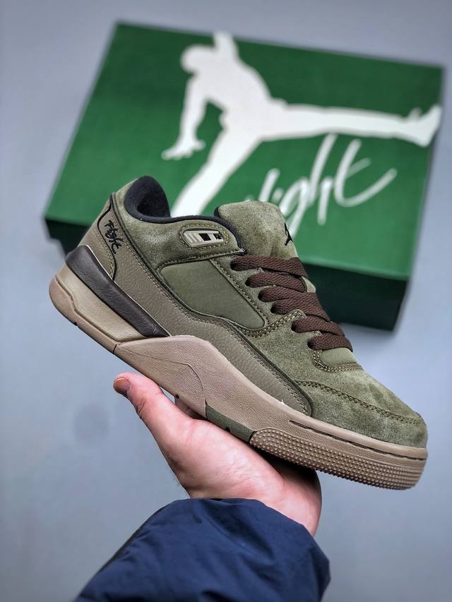 Nike Jordan Flight Court Sp 搭防滑耐磨 低帮 耐克复古篮球鞋 货号：Hf3255 202 尺码：36-47 半