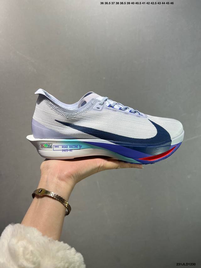 公司级Nike Zoomx Streakfly 2 低帮跑步鞋 超薄针织鞋面 柔软缓震 耐克马拉松跑鞋 货号: Hf6416-401 尺码: 36 36.5 3