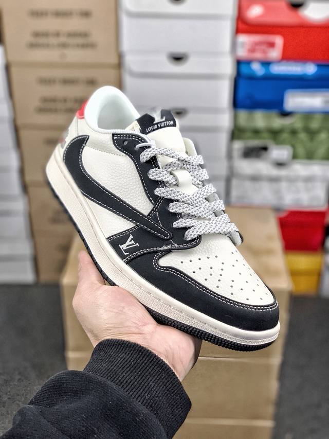 福利特价 原本地 版本 #Air Jordan 1 Low 定制配色 联名款 乔1 Aj1经典倒钩低帮休闲百搭板鞋 公司级版本 定制鞋盒 大厂流水生产 超高清洁