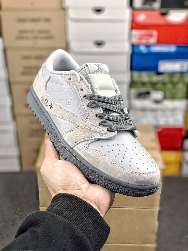 福利特价 #公司级福利 市面原 版本 Air Jordan 1 Low 定制配色 乔1 Aj1经典倒钩低帮休闲百搭板鞋 公司级版本 定制鞋盒 大厂流水作业生产