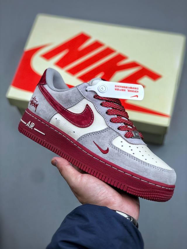 Xc版 Nike Air Force 1'07 Low 联名款 空军一号低帮休闲板鞋 Jp10440 076 #定制鞋盒 大厂纯原品质出货 超高清洁度 皮料切割