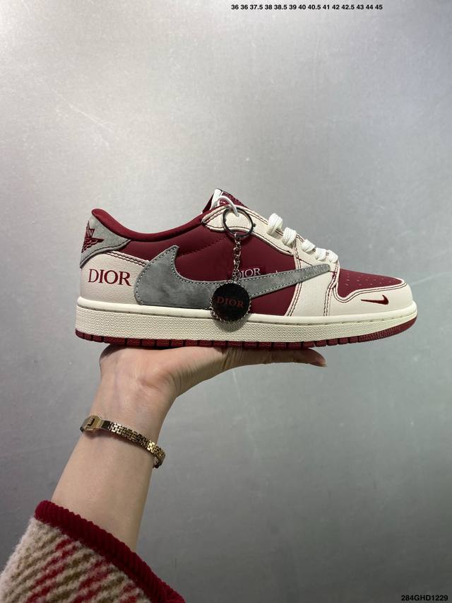 公司级Nike Air Jordan 1 Low 定制配色 定制Aj联名-高端定制 低帮复古文化板鞋 #定制鞋盒 大厂纯原品质出货 超高清洁度 皮料切割干净无任