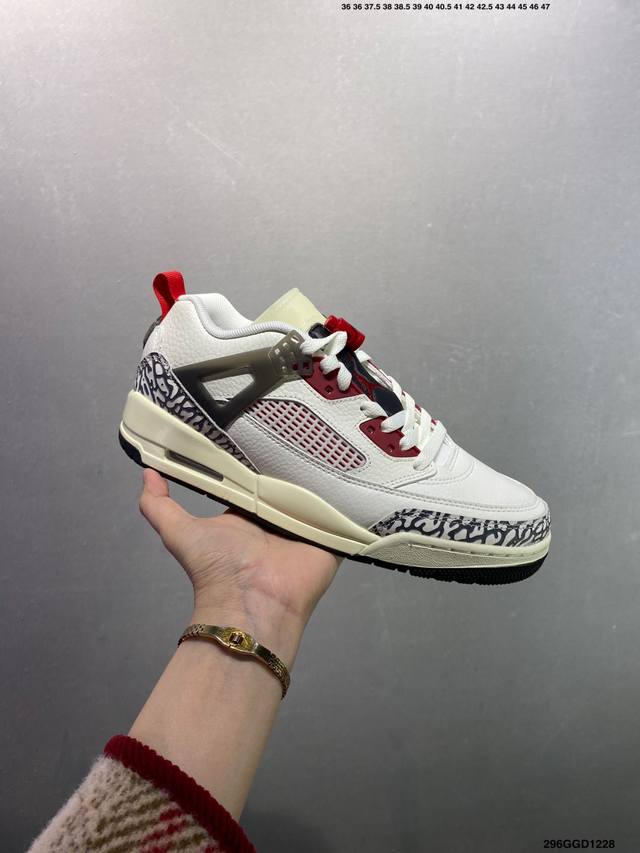 公司级Air Jordan Spizike Low “Year Of The Dragon” 防滑耐磨 低帮元素 外贸特供渠道批次 新配色不断更新开发 原装纸板