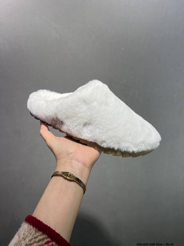 Alo Yoga Recovery Slipper 舒适简约 保暖防磨 防滑包头拖鞋 货号：A0827U 尺码: 如图 编码：340Jgd1229