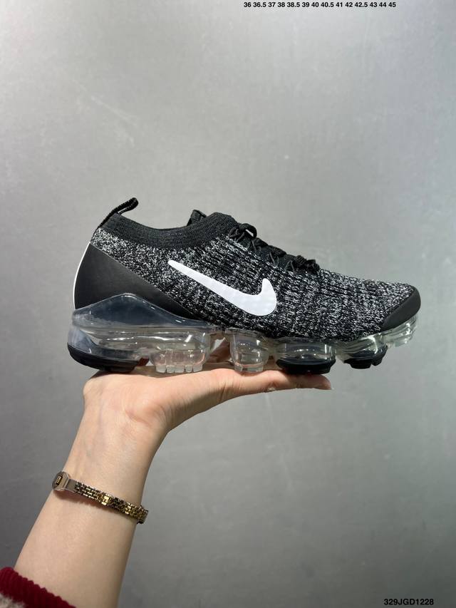 Nike Vapormax 2.0 舒适 低帮跑步鞋 男女同款 货号：Aj6910-103 Size：36 45半 Id：329Jgd1229