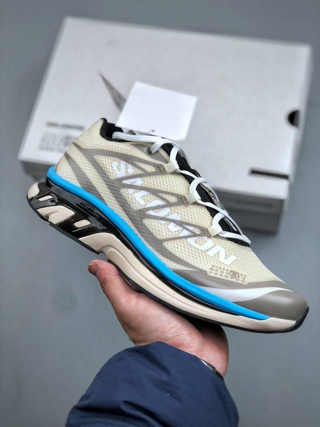 K Mm6 Maison Margiela X Salomon 萨洛蒙 联名款 Xt 涤纶 聚酯纤维 印花系带 低帮 生活休闲鞋 货号：476710 27 尺码