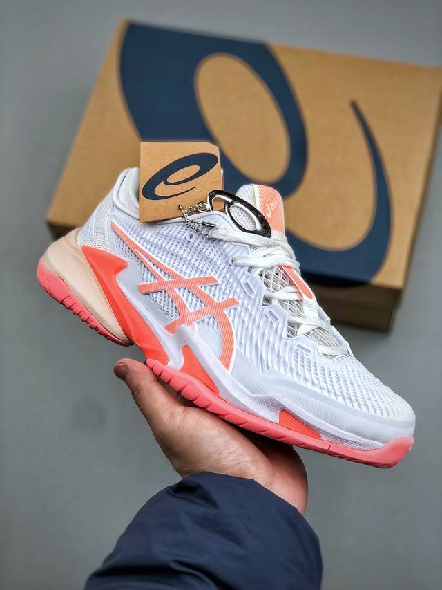 K 工厂p调价 Court Ff3亚瑟士运动休闲透气专业跑鞋 鞋面的包裹性 延展性相当好鞋头位置双层镂空能保证一定的透气性鞋底柔软也能够兼具支撑性Gt2000系