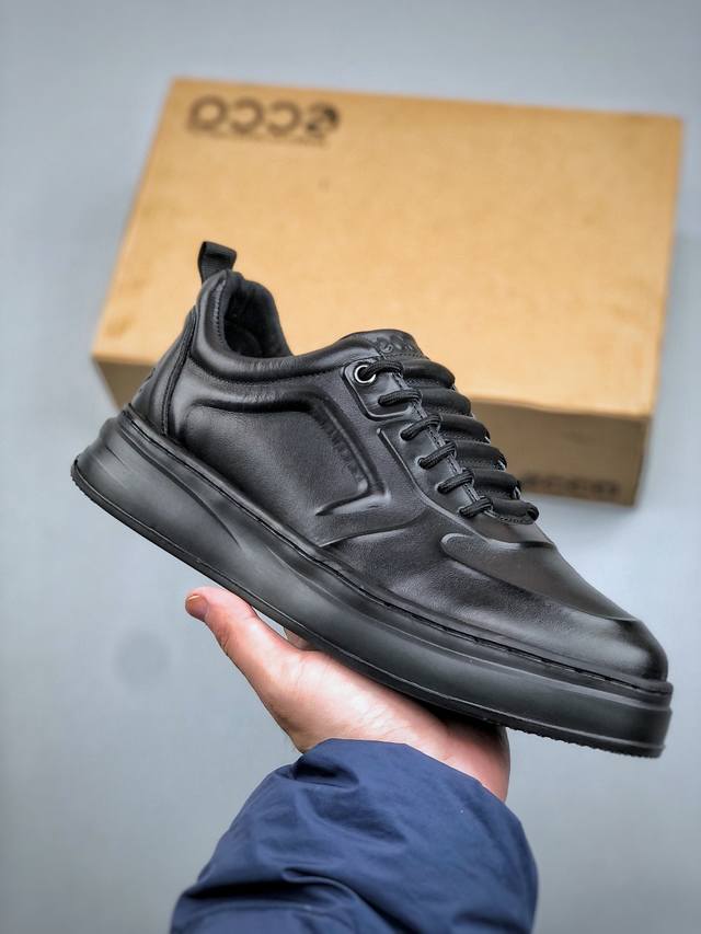 K X Ecco爱步 小红书爆款 新款百搭休闲款 Ecco 爱步男士跑步鞋休闲鞋透气轻质系带轻便运动鞋 尺码：39-44