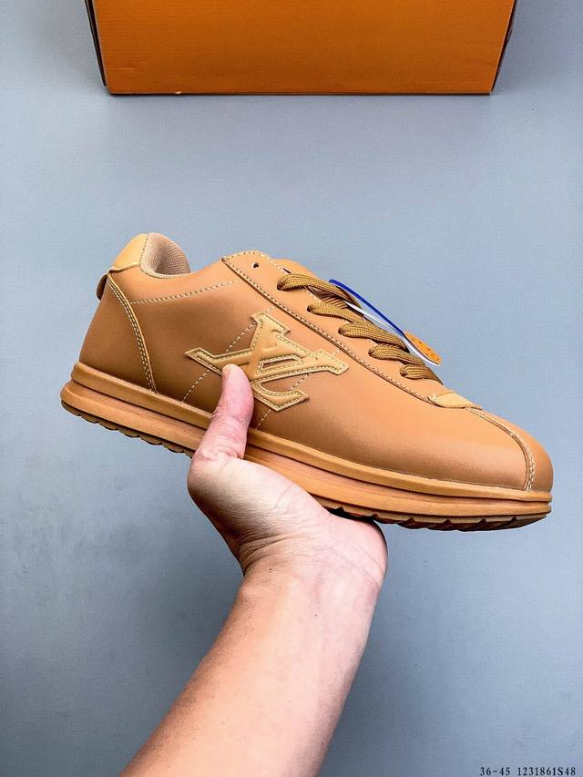 路易威登Louis Vuitton X Nigo 联名款运动鞋 Buttersoft Fw25 圆头系带 低帮 生活休闲鞋 阿甘鞋 路易威登 Louis Vui