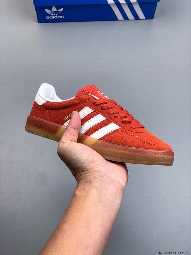 真标半码！阿迪达斯Adidas Gazelle 低帮复古百搭休闲运动板鞋 1231277F14