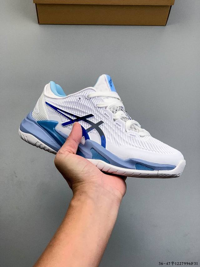 公司级！Asics Court Control Ff 3 paris 亚瑟士 耐磨透气 低帮专业网球鞋 适用于所有球场的网球鞋 主要是硬地球场 追求日常练习的耐