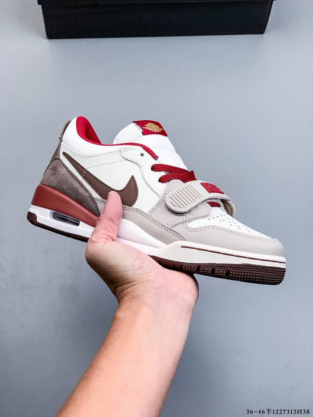 公司级 Nike Air Jordan Legacy Aj312 Low耐克乔丹三合一混合版本低帮文化休闲运动篮球鞋 有着交错结合的设计 它的名字就展现出它所包
