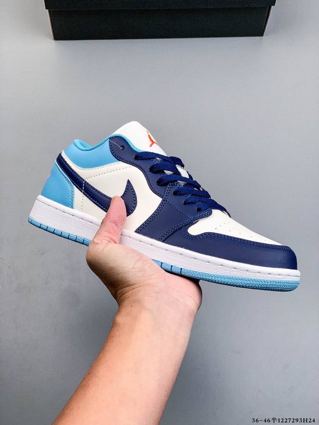 二层真标！耐克Nike Air Jordan Low 1 乔1低帮经典休闲鞋 1227293H24