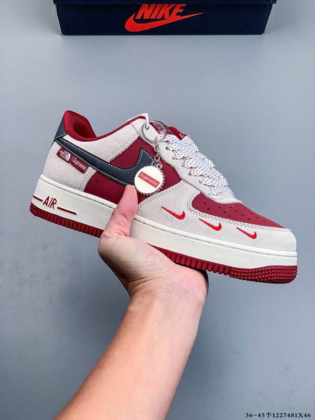 纯原版本 原楦数据纸版，采用硬质优质皮革鞋面材质，内置全掌Air Sole气垫。耐克 Nike Air Force 1 Low 空军一号低帮经典百搭休闲运动板鞋