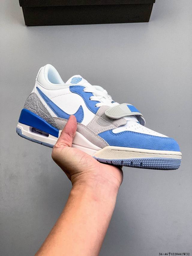公司级头层 Nike Air Jordan Legacy Aj312 Low耐克乔丹三合一混合版本低帮文化休闲运动篮球鞋 有着交错结合的设计 它的名字就展现出它