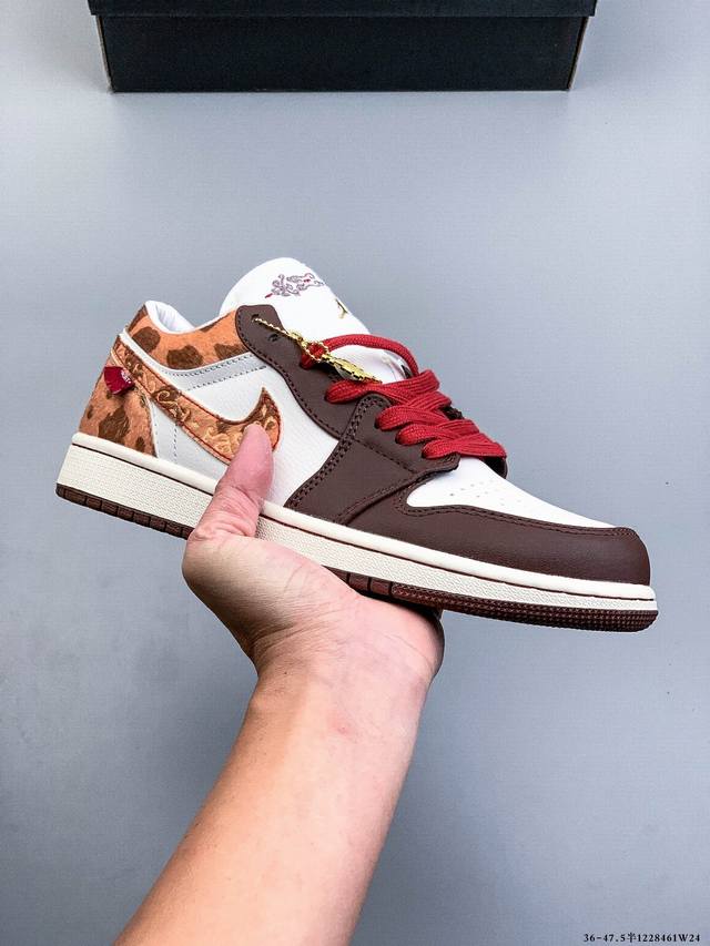 二层真标！耐克Nike Air Jordan Low 1 乔1低帮经典休闲鞋 1228461W24