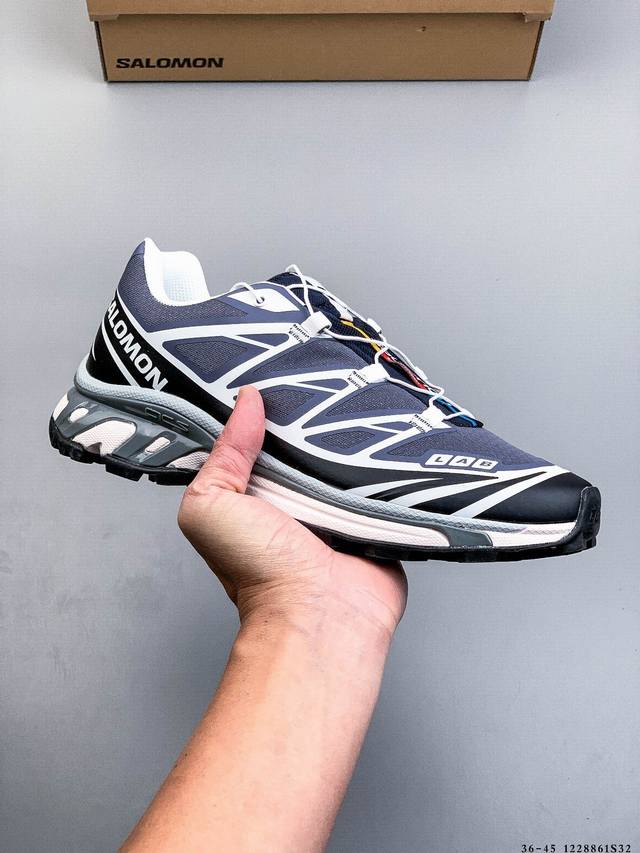 Salomon Xa pro Xt-6 Expanse 萨洛蒙户外越野跑鞋 鞋面采用Sensifit贴合技术 全方位贴合包裹脚型 鞋跟部鞋底牵引设计 提供强大的