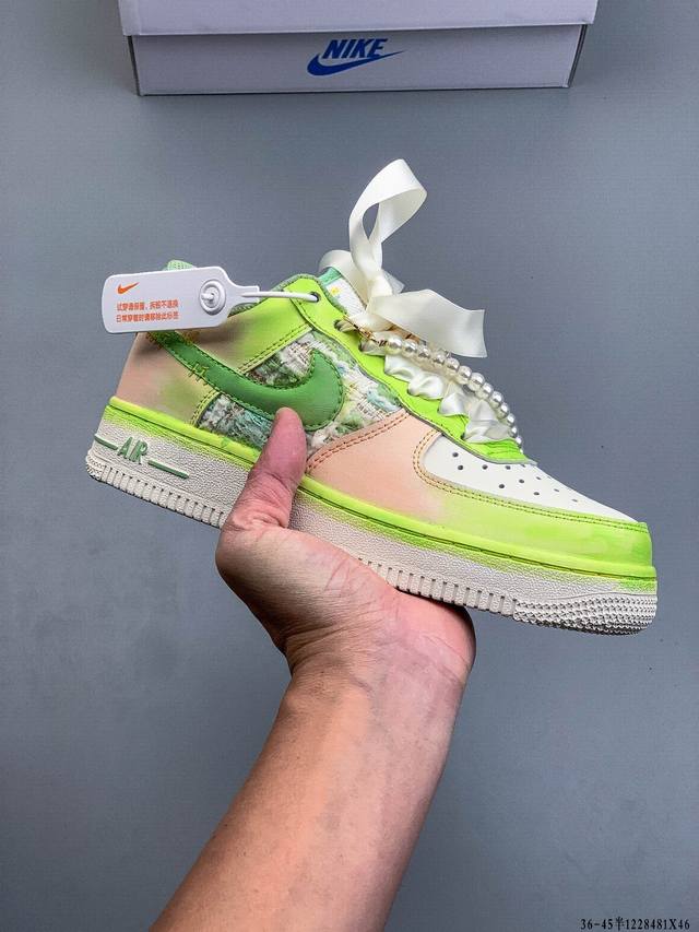 纯原版本 原楦数据纸版，采用硬质优质皮革鞋面材质，内置全掌Air Sole气垫。耐克 Nike Air Force 1 Low 空军一号低帮经典百搭休闲运动板鞋