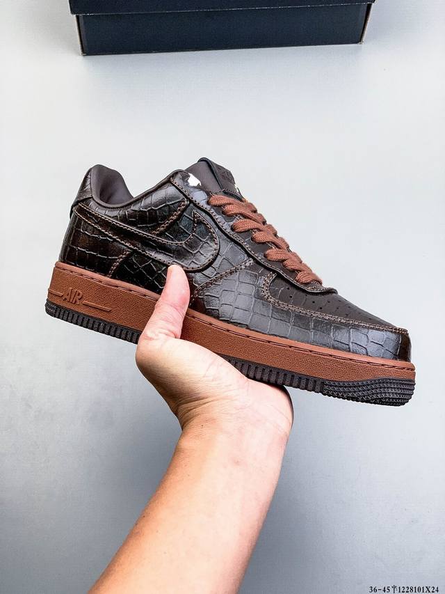 二层真标！耐克Nike Air Force 1 Low 空军一号低帮经典百搭休闲板鞋 1228101X24