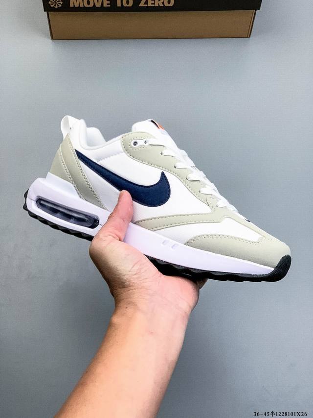 公司级！耐克Nike Nike Air Max Dawn运动休闲鞋 透视小气垫缓震轻盈透气运动跑鞋 1228101X26