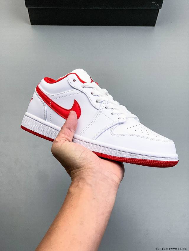二层真标！耐克Nike Air Jordan Low 1 乔1低帮经典休闲鞋 1229127J20