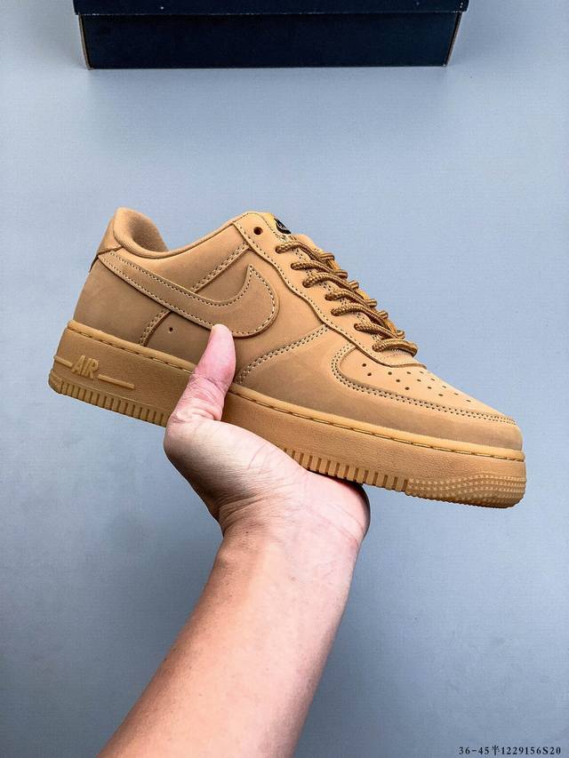 二层真标！耐克Nike Air Force 1 Low 空军一号低帮经典百搭休闲板鞋 1229156S20