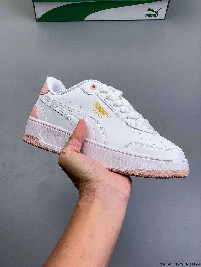 puma Ferrari Ca Match 彪马 防滑耐磨低帮休闲板鞋 设计灵感源自90及00一代的滑板运动文化 简约又不失设计巧思的帅气风格让它轻松驾驭日常休