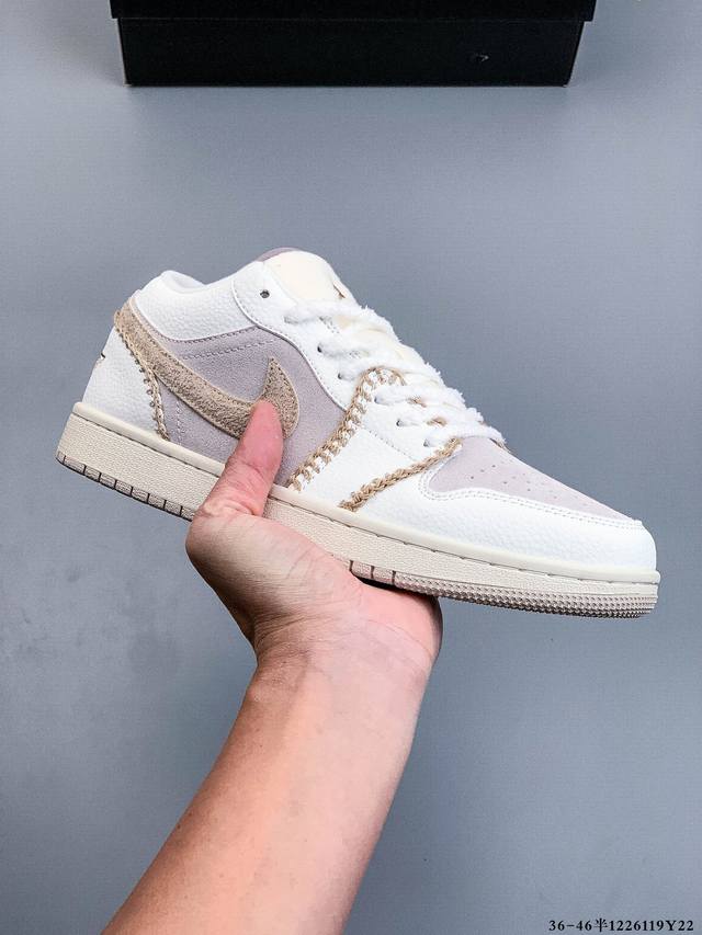 二层真标！耐克Nike Air Jordan Low 1 乔1低帮经典休闲鞋 1226119Y22