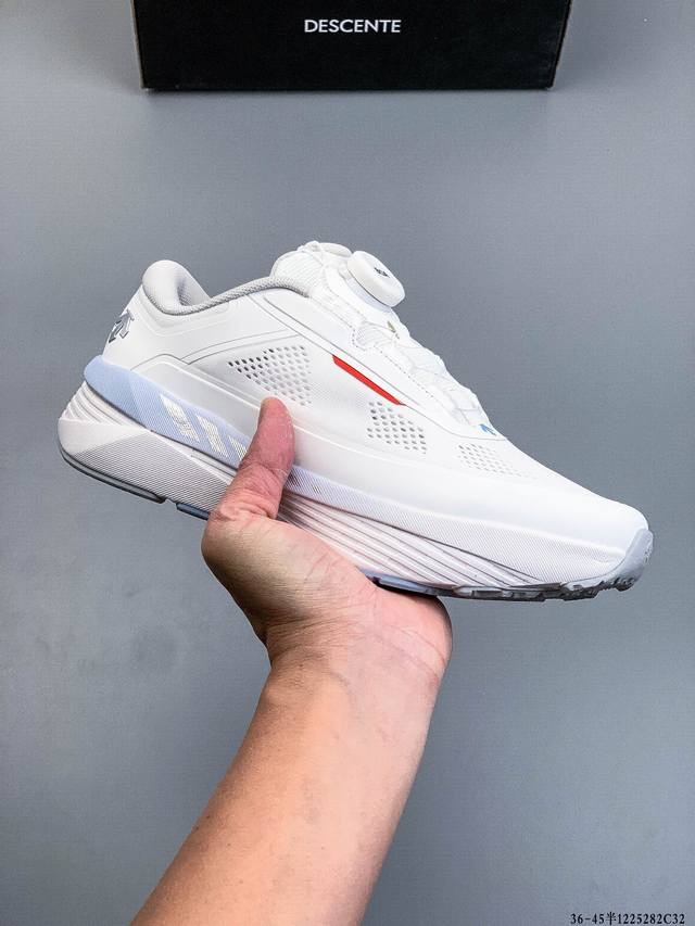 公司级！Descente迪桑特Enerzite系列Boa男女款Lavitate Wire 3.0回弹跑鞋 1225282C32