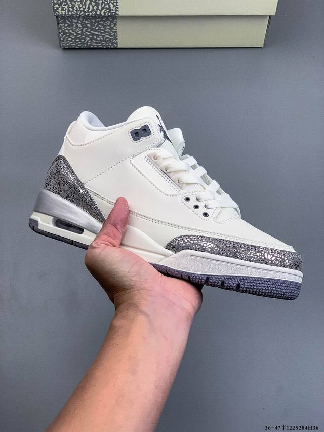 公司级头层！乔丹 Air Jordan 3 Retro Tinker Nrg Aj3 乔3 低帮复古休闲运动文化篮球鞋 1225284H36