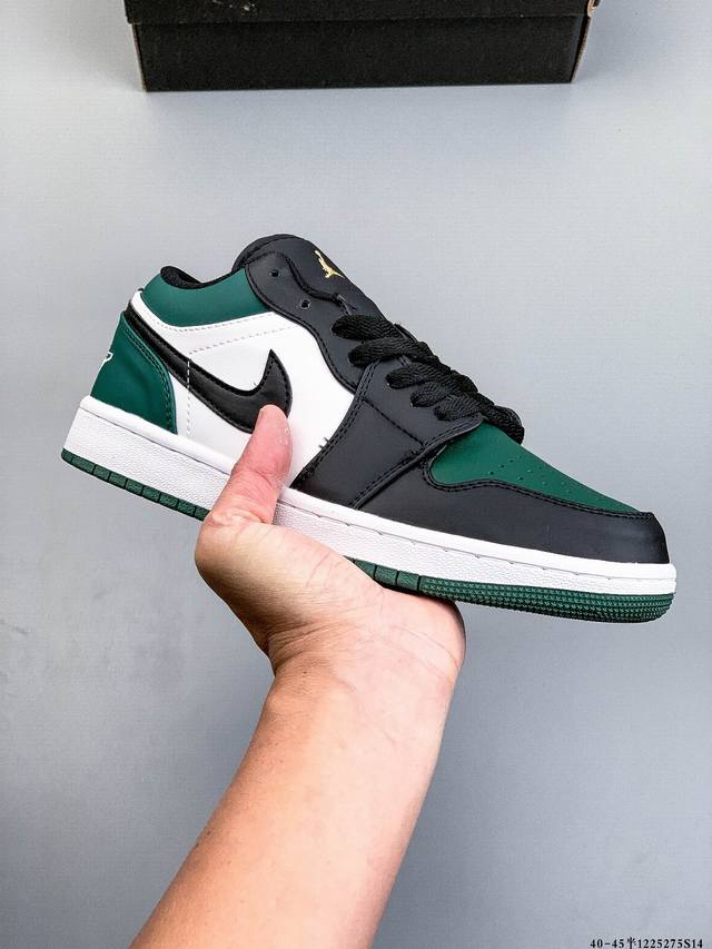 二层真标！耐克Nike Air Jordan Low 1 乔1低帮经典休闲鞋 1225275S14