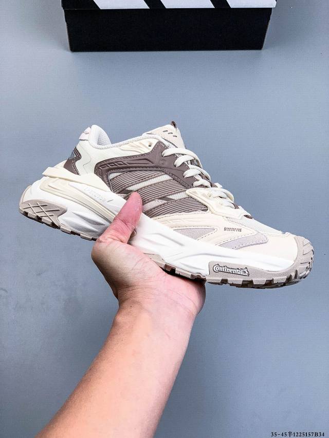 公司级 Adidas Xlg Storm Edge 阿迪达斯 舒适 防滑 老爹鞋 鞋面由轻薄透气的网布制成 提供卓越的空气流通性能 中底使用品牌独有的Bounc