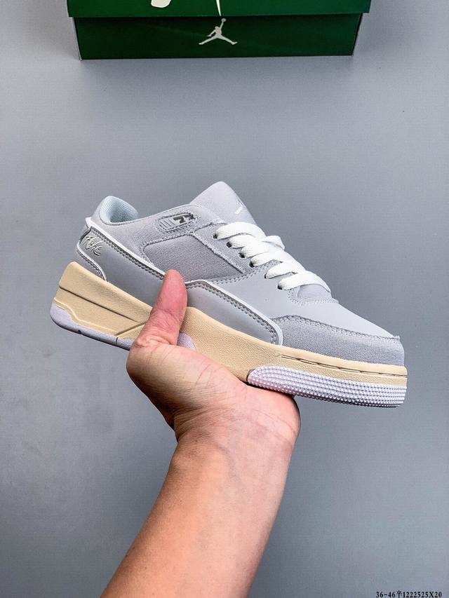 Jordan Flight Court Sp “Tela” 2025新款百搭滑板鞋 Jordan Brand 首度携手 Who Decides War 联合创始