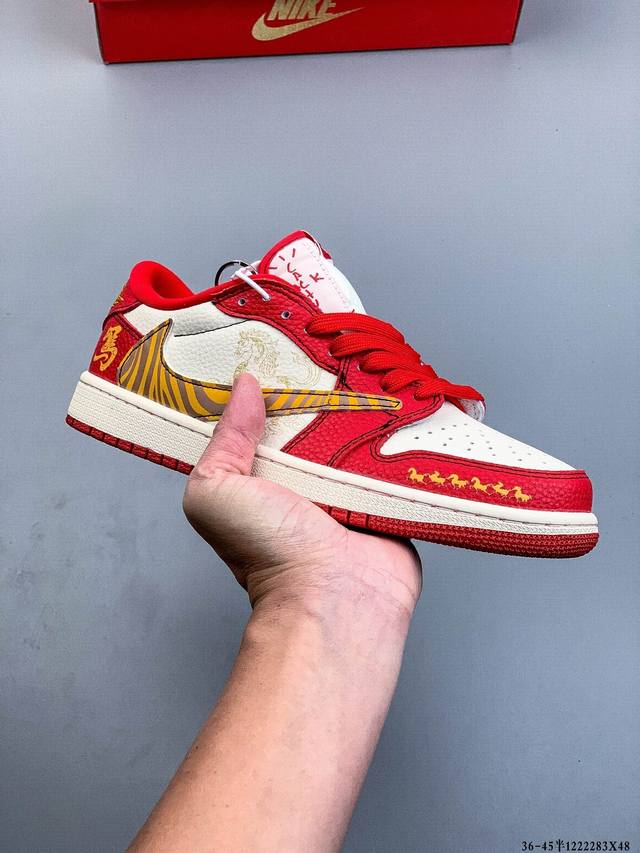 耐克Nike Air Jordan 1 Low Aj1乔1 低帮潮流缓运动休闲板鞋。Aj1 低帮拼接 完美版型真头层牛皮# 内置缓震气垫 原鞋开模 拒绝公底 购