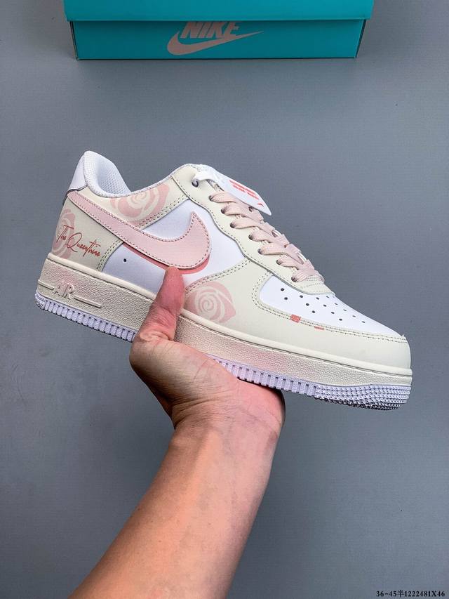 纯原版本 原楦数据纸版，采用硬质优质皮革鞋面材质，内置全掌Air Sole气垫。耐克 Nike Air Force 1 Low 空军一号低帮经典百搭休闲运动板鞋