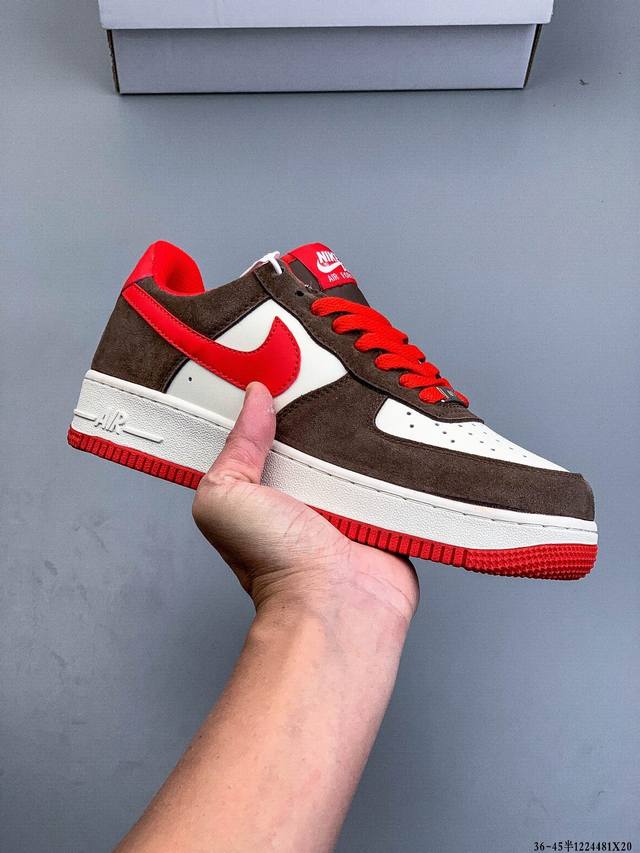 二层真标！耐克Nike Air Force 1 Low 空军一号低帮经典百搭休闲板鞋 1224481X20