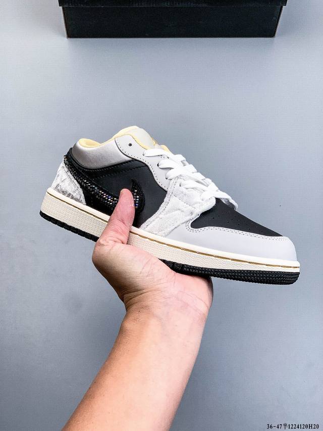 二层真标！耐克Nike Air Jordan Low 1 乔1低帮经典休闲鞋 1224120H20