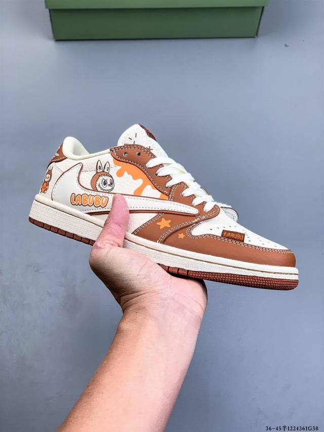 耐克Nike Air Jordan 1 Low Aj1乔1 低帮潮流缓运动休闲板鞋。Aj1 低帮拼接 完美版型真头层牛皮# 内置缓震气垫 原鞋开模 拒绝公底 购