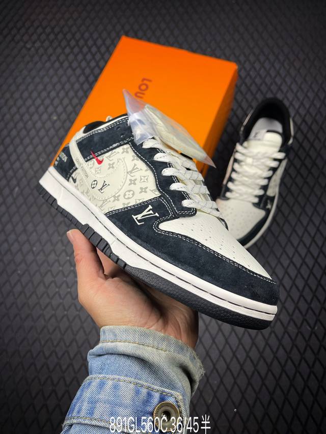 C Nike Sb Dunk Low Lv联名 纯原大厂出品 极力推荐 原装头层材料 独家版型蒸餾加工 帶來的是更好的视觉和脚感体验 大厂纯原品质出货 清洁度