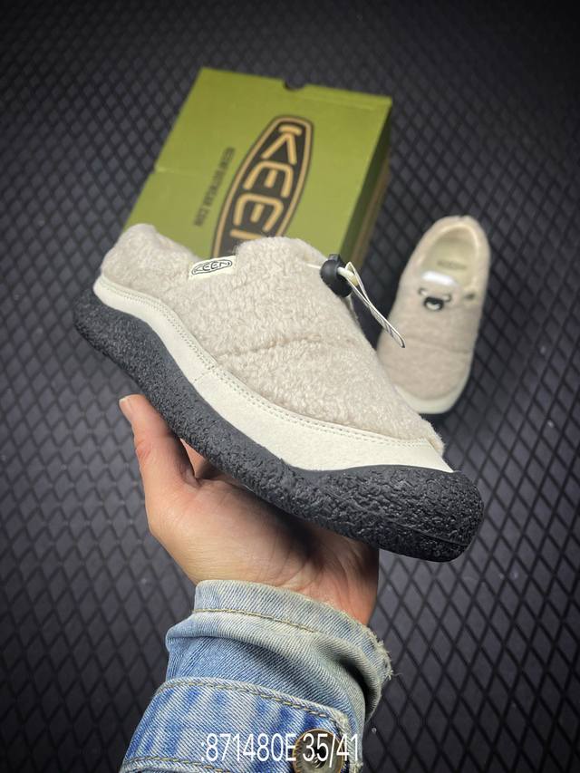 E 中山原单货 极力推荐版本 Keen 科恩 Howser 3 Slide 爆款小羊蹄上线了 原创版型 简约外形时尚可户内户外任意穿梭 弹力鞋带锁定系统方便穿脱