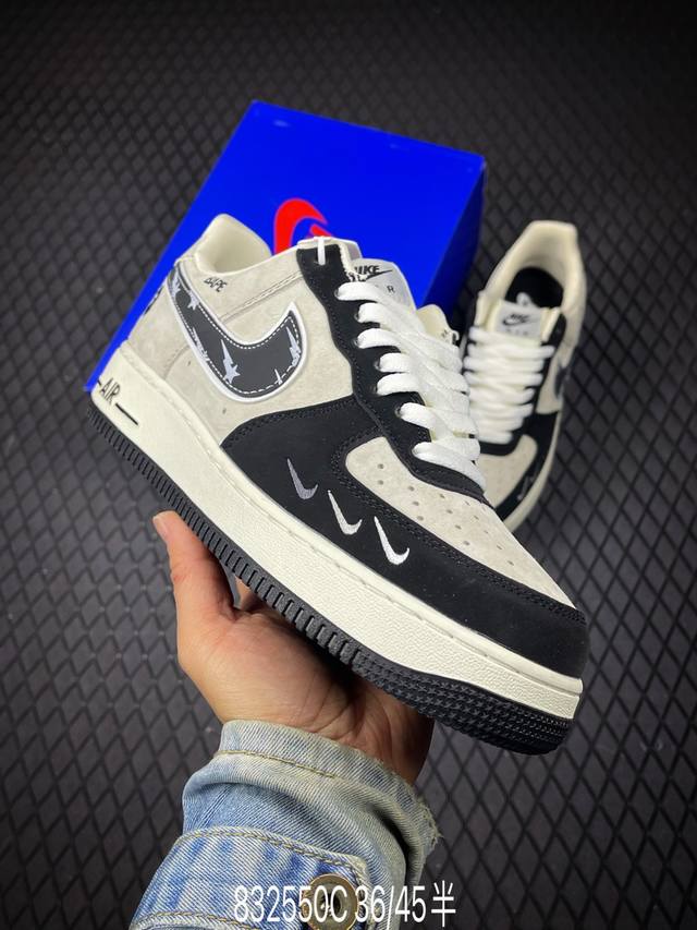 C 公司级Nike Air Force 1‘07 Lv8 原楦头原纸板 打造纯正低帮空军版型 专注外贸渠道 全掌内置蜂窝气垫 原盒配件 原厂中底钢印、拉帮完美