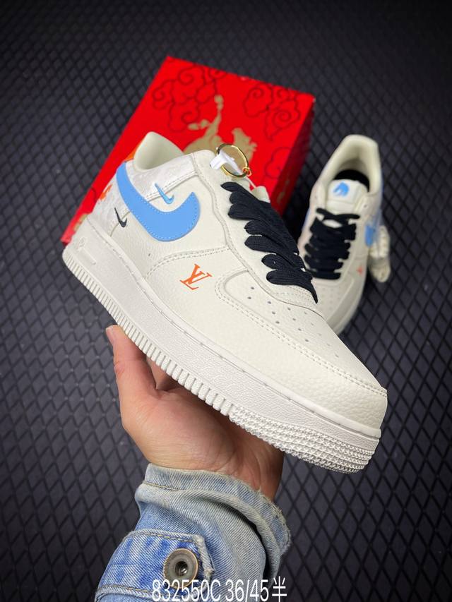 C 公司级Nike Air Force 1‘07 Lv8 原楦头原纸板 打造纯正低帮空军版型 专注外贸渠道 全掌内置蜂窝气垫 原盒配件 原厂中底钢印、拉帮完美