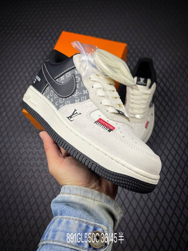 C 公司级Nike Air Force 1‘07 Lv8 原楦头原纸板 打造纯正低帮空军版型 专注外贸渠道 全掌内置蜂窝气垫 原盒配件 原厂中底钢印、拉帮完美