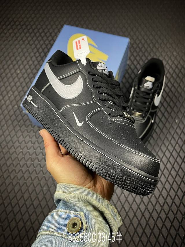 C 公司级Nike Air Force 1‘07 Lv8 原楦头原纸板 打造纯正低帮空军版型 专注外贸渠道 全掌内置蜂窝气垫 原盒配件 原厂中底钢印、拉帮完美