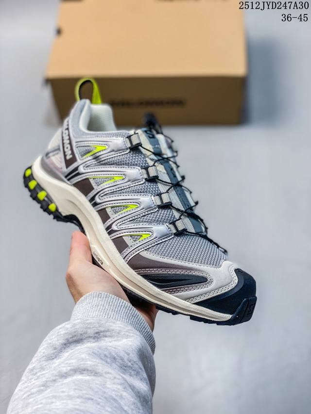 Salomon萨洛蒙 Xa pro 3D 舒适百搭 耐磨 低帮 户外功能鞋 男女同款 米灰色淡青瓷绿胡椒白斑鸠绿 12Jyd247A30